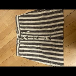 Madewell striped skirt
